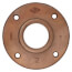 2" Brass Floor Flange w/ Holes (Lead-Free)