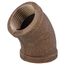 1" FIP x FIP 45° Brass Elbow (Lead Free)