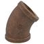 1" FIP x FIP 45° Brass Elbow (Lead Free)