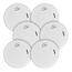 10-Year Battery Smoke Alarm w/ Slim Profile Design (6 Pack)