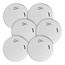 Smoke and Carbon Monoxode Alarm w/ Slim Profile Design & 10 Year Battery Backup (6 Pack)