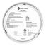 Smoke and Carbon Monoxode Alarm w/ Slim Profile Design & 10 Year Battery Backup (6 Pack)
