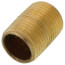 1/2" x Close Brass Nipple (Lead Free)