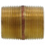 1-1/4" x 2" Brass Nipple (Lead Free)