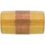 1-1/4" x 3" Brass Nipple (Lead Free)