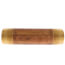 1-1/4" x 6" Brass Nipple (Lead Free)