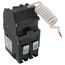 2-Pole BR GFCI Circuit Breaker, Common Trip, 10 kAIC, Pigtail Neutral (20A, 120/240V)