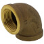1" FIP x FIP Brass Elbow (Lead Free)