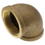 2-1/2" FIP Brass 90-Degree Elbow (Lead Free)