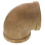 4" FIP Brass 90-Degree Elbow (Lead Free)