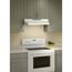 30" 41000 Series 2 Speed White Non-Ducted Range Hood