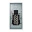 BR Convertible Load Center w/ Ground Bar & Cover, Aluminum, 40 Circuits, 20 Spaces, 10 kAIC, NEMA 3R (200A, 120V/240V)