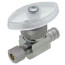 1/2" PEX Crimp x 1/4" OD Comp. Straight Stop Valve, Multi-Turn, Lead Free (Chrome Plated)