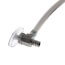 1/2" PEX Crimp x 7/8" Ballcock One Piece Supply Riser Kit, Multi Turn Angle (12" Length)