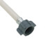 1/2" PEX Crimp x 1/2" FIP  One Piece Supply Riser Kit, Multi Turn Angle (12" Length)