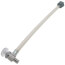 1/2" PEX Crimp x 1/2" FIP  One Piece Supply Riser Kit, Multi Turn Angle (12" Length)