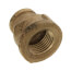 1/2" x 1/4" FIP Brass Coupling (Lead Free)