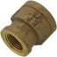1/2" x 3/8" FIP Brass Coupling (Lead Free)