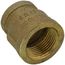 3/4" x 1/2" FIP Brass Coupling (Lead Free)
