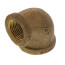 1/2" x 3/8" FIP Brass 90-Degree Reducing Elbow (Lead Free)