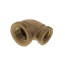 3/8" x 1/4" FIP Brass 90-Degree Reducing Elbow (Lead Free)