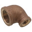 1" x 3/8" FIP Brass 90-Degree Reducing Elbow (Lead Free)