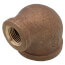 1" x 3/8" FIP Brass 90-Degree Reducing Elbow (Lead Free)