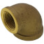 1" FIP x 3/4" FIP Brass Elbow (Lead Free)
