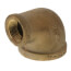 1-1/2" x 3/4" FIP Brass 90-Degree Reducing Elbow (Lead Free)