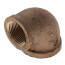 1-1/2" x 1" FIP Brass 90-Degree Reducing Elbow (Lead Free)