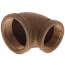 2-1/2" x 2" FIP Brass 90-Degree Reducing Elbow (Lead Free)