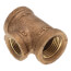 1/2" x 1/2" x 3/8" Reducing Brass Tee (Lead Free)