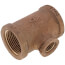 3/4" x 3/4" x 1/4" Reducing Brass Tee (Lead Free)