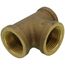 3/4" x 1/2" x 3/4" Reducing Brass Tee (Lead Free)