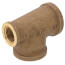 1" x 1/2" x 1" Reducing Brass Tee (Lead Free)