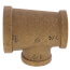 1" x 3/4" x 1/2" Reducing Brass Tee (Lead Free)
