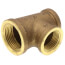 1" x 3/4" x 3/4" Reducing Brass Tee (Lead Free)