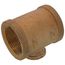 1-1/4" x 1-1/4" x 1/2" Reducing Brass Tee (Lead Free)
