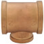 2" x 2" x 1-1/4" Reducing Brass Tee (Lead Free)