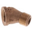 3/8" Brass 45° Street Elbow (Lead Free)