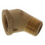 1/2" Brass 45° Street Elbow (Lead Free)