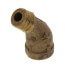 1/4" Brass 45° Street Elbow (Lead Free)
