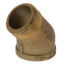 1-1/2" Brass 45° Street Elbow (Lead Free)