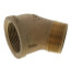 1-1/4" Brass 45° Street Elbow (Lead Free)