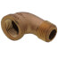 1/2" Brass 90 Deg Street Elbow, Lead Free (Threaded)