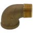 1" Brass 90 Deg Street Elbow, Lead Free (Threaded)