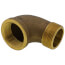 1-1/4" Brass 90 Deg Street Elbow, Lead Free (Threaded)