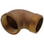 2" Brass 90 Deg Street Elbow, Lead Free (Threaded)