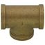 1" FIP Brass Tee (Lead Free)