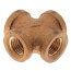 1/4" Brass Cross (Lead Free)
